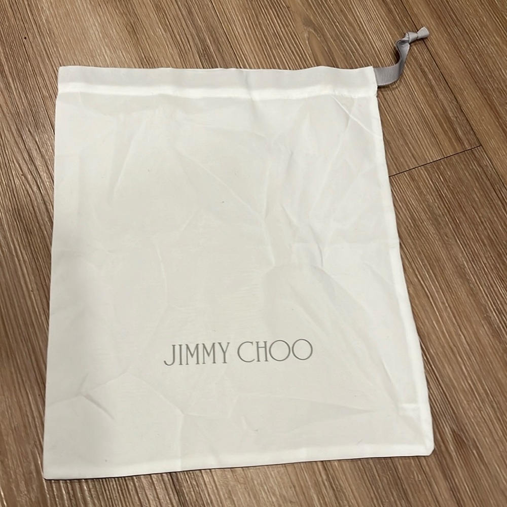 Jimmy choo dust bag 14”x11.5” with drawstring